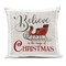 Stupell Industries Believe Magic Of Christmas Outdoor Printed Pillow design by Charity Henderson, 18 x 7 x 18